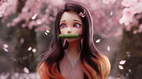 Nezuko 4K Wallpapers - Top Free Nezuko 4K Backgrounds - WallpaperAccess
