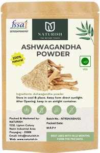 naturish 100% Pure Ashwagandha Powder - Boost Energy & Reduce Stress ...