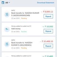 Mobikwik — Wallet to bank account transfer pending for 5 days