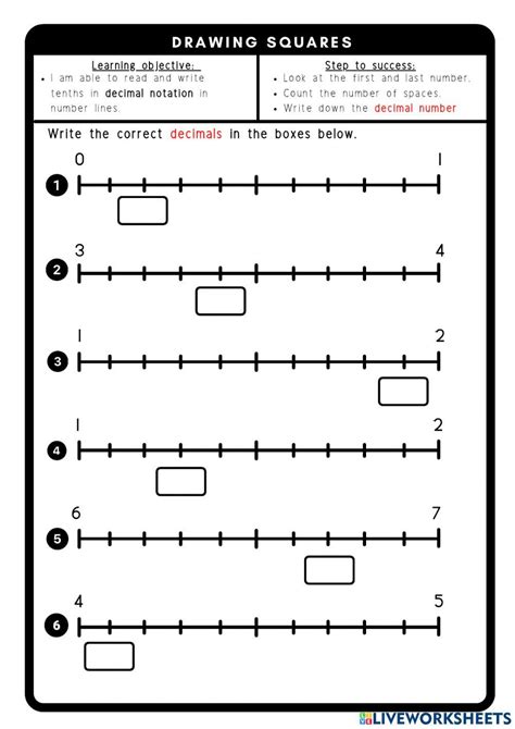 Image result for Fractions Decimals Number Line Worksheet
