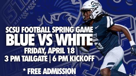 SCSU Football To Host "Blue vs White" Spring Game On Friday, Apr. 18 ...