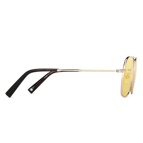 Buy Yellow Rose Gold Full Rim Aviator John Jacobs JJ TINTS JJ S12811 ...