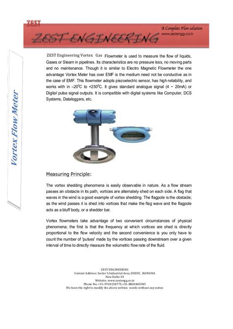Image result for How Vortex Flow Meter Works