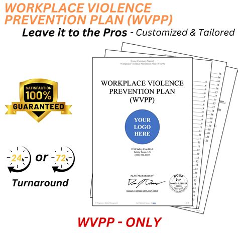 Workplace Violence Prevention Plan (WVPP)