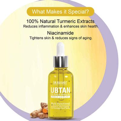 Ubtan Face Serum to Remove Tan & Dark Spots – Dr.Rashel