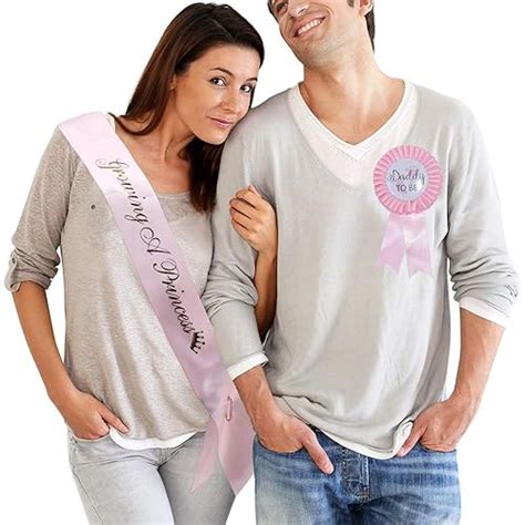 Buy quot;Growing A Princess" Sash Daddy to Be Tinplate Badge Pin Kit ...