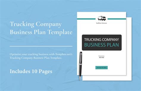 Business Plan Template For Trucking Company - Templates.maexproit.com