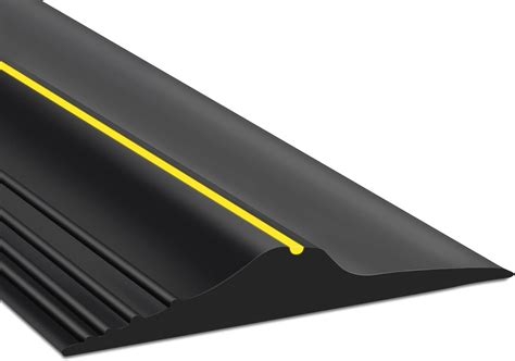 Amazon.co.jp: 12フィート/3.7m ユニバーサルガレージ敷居シールストリップ 接着剤は含まれません (ブラック) : 車＆バイク