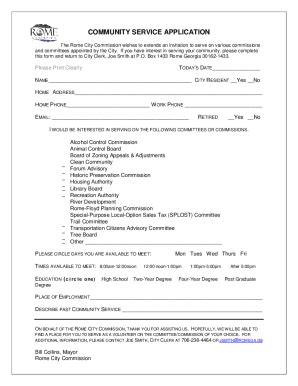 Fillable Online 129 Great Examples of Community Service ProjectsHow to ...