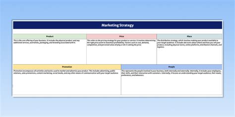 Marketing Plan Template 的图像结果