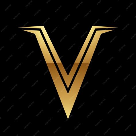 Black Letter V Logos