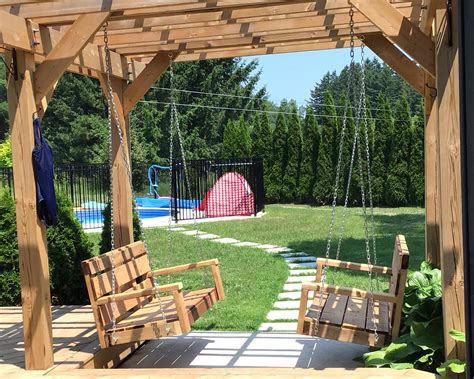 Hanging Swing Pergola at Terry Haskell blog