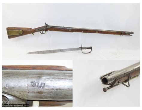 ROYAL NEPALESE Brunswick Style Smoothbore PERCUSSION Carbine SWORD ...