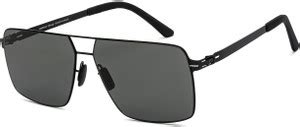 Buy VINCENT CHASE by Lenskart Rectangular Sunglasses Grey For Men ...