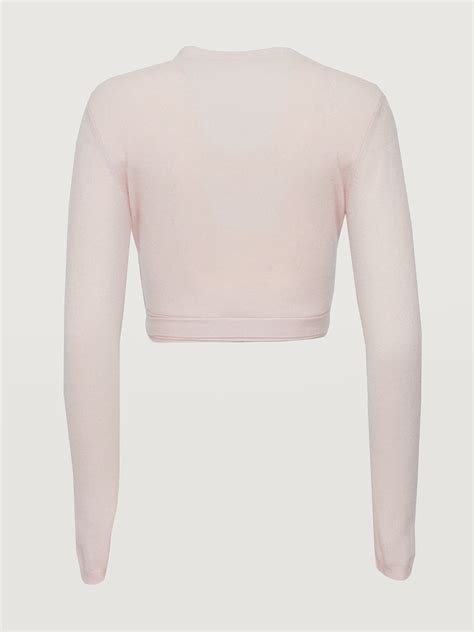 Cashmere Wrap Sweater - Rosewater – Carbon38