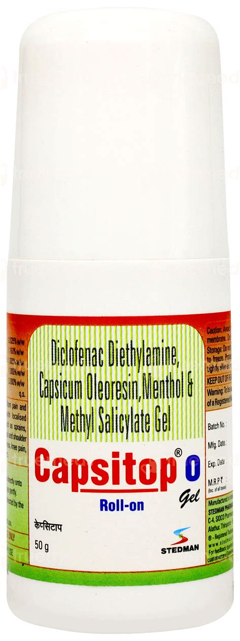 Capsitop O Gel 50 Gm - Uses, Side Effects, Dosage, Price | Truemeds