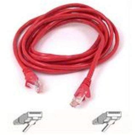 Belkin Category-5e Crossover Molded Patch Cable (Red, 10 Feet) : Amazon ...