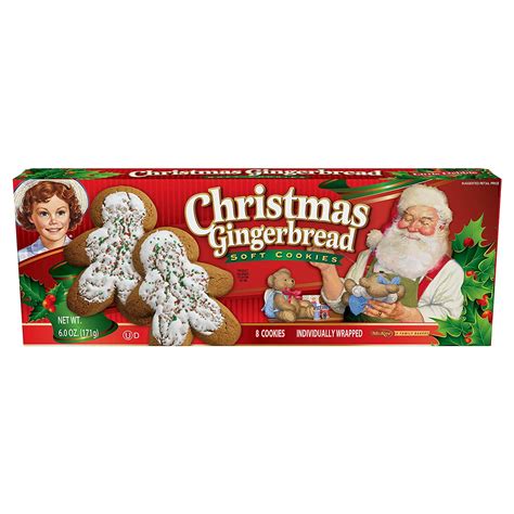 Little Debbie Christmas Gingerbread Cookies, 6 Oz (2 Boxes) - Walmart.com
