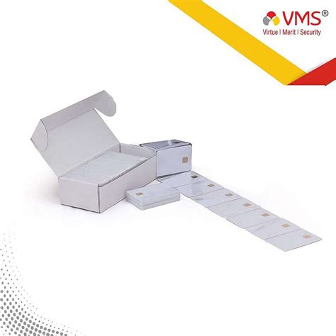 VMS Professional PVC Card with Chip (Contact IC / Smart Card) - 50 ...