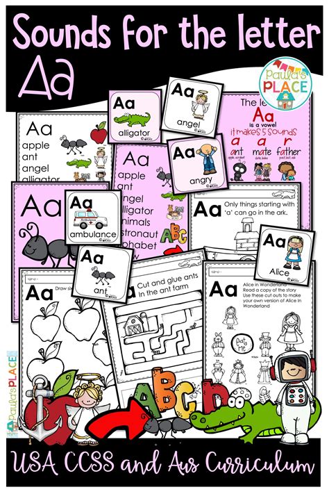Phonics Let's Look at the Letter and Sounds for Aa | Phonics, Phonics ...
