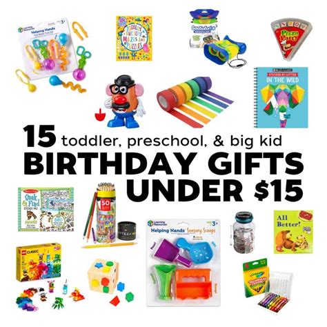 15 Birthday Gift Ideas for Kids; Under $15 Days With Grey