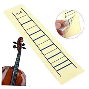 Violin Fretboard Sticker Tape Fiddle Fingerboard Chart Finger Marker ...