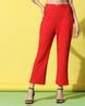 Buy Red Trousers & Pants for Women by SELVIA Online | Ajio.com