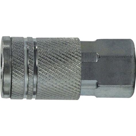 Midland Industries Industrial Interchange Female Coupler, 1/4-in Body ...