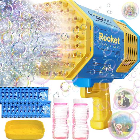 Pitpat 69 Holes Bazooka Bubble Gun Bubble Machine Gun 5000 | Desertcart ...