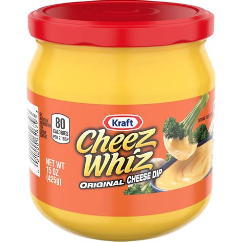 Cheez Whiz Original Cheese Dip, 15 oz Jar - Walmart.com