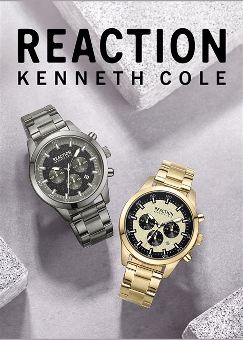 Kenneth Cole Reaction Analog Digital Men Black Leather Strap Rees KRWG