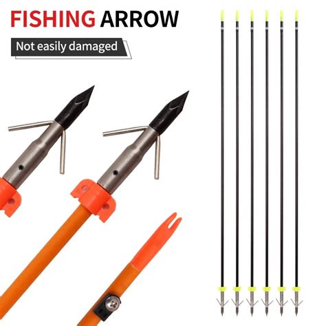 SPG Fiberglass Fishing Arrow – 88cm, Stainless Steel Fish Dart – INDIAN ...