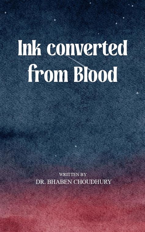 Buy Ink Converted From Blood - Poem of life! Book Online at Low Prices ...