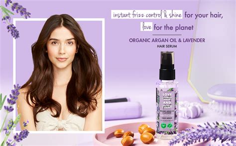 Argan Oil & Lavender Hair Serum for Frizz free hair 50ml – Love Beauty ...