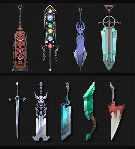 Fantasy Sword Pommel Designs