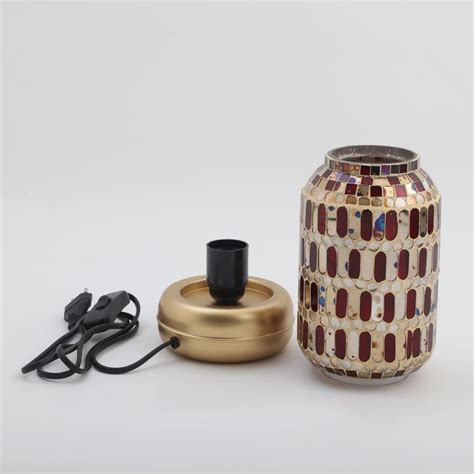 Buy Mabel Decor Glass Mosaic Table Lamp from Home Centre at just INR 1399.0
