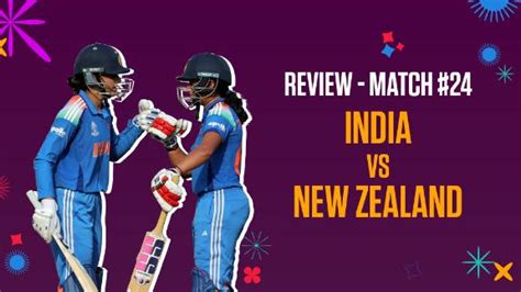 Recent Match Report - India Women vs New Zealand Women, ICC Women's ...