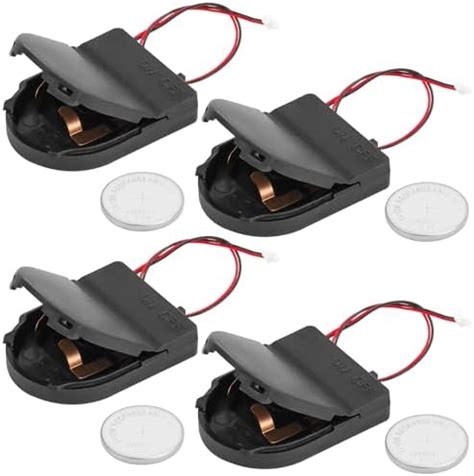 4 Pack RTC Battery and Case Set - Real Time Clock Holder and ...