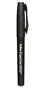 Artline Ergoline Roller Ball Pen, Black, 0.5mm Tip, Pack of 3 : Amazon ...