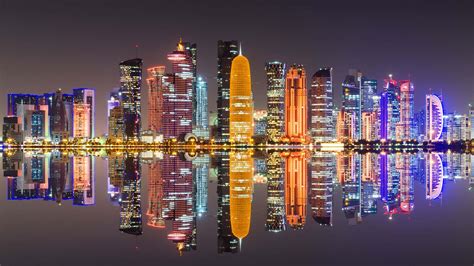 Download Doha, Qatar's modern capital city | Wallpapers.com