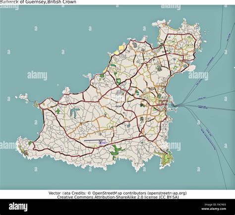 Aerial view of guernsey High Resolution Stock Photography and Images ...