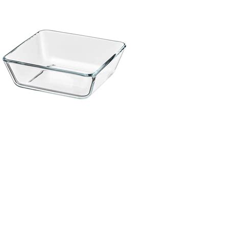 Buy IKEA Oven/Serving Dish, Clear Glass, 15x15 cm (6x6 ") Online at Low ...
