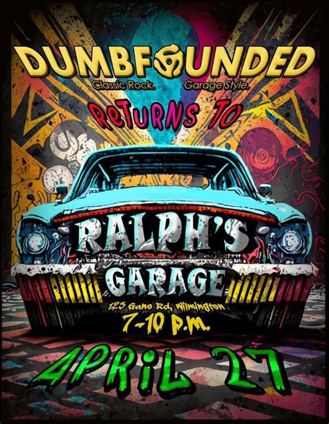 Live Music - Dumbfounded, Ralph's American Grill, Wilmington, 27 April ...