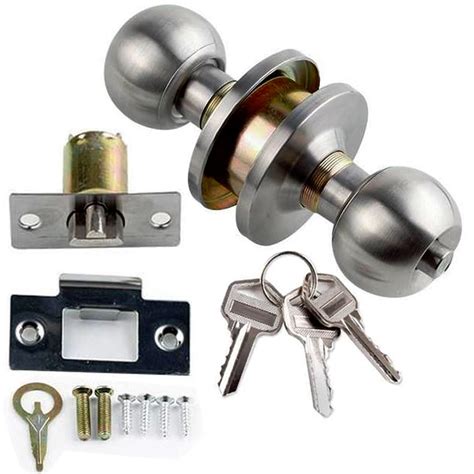 Stainless Ball Door Lock Door Handle Knob Stainless Steel Living Room ...