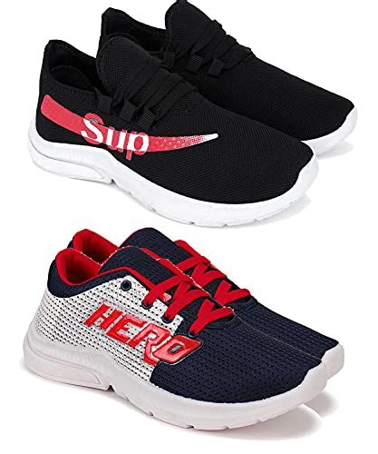 Buy Camfoot Comfortable Pack of 2 Multicolor Collection of Sports Shoes ...