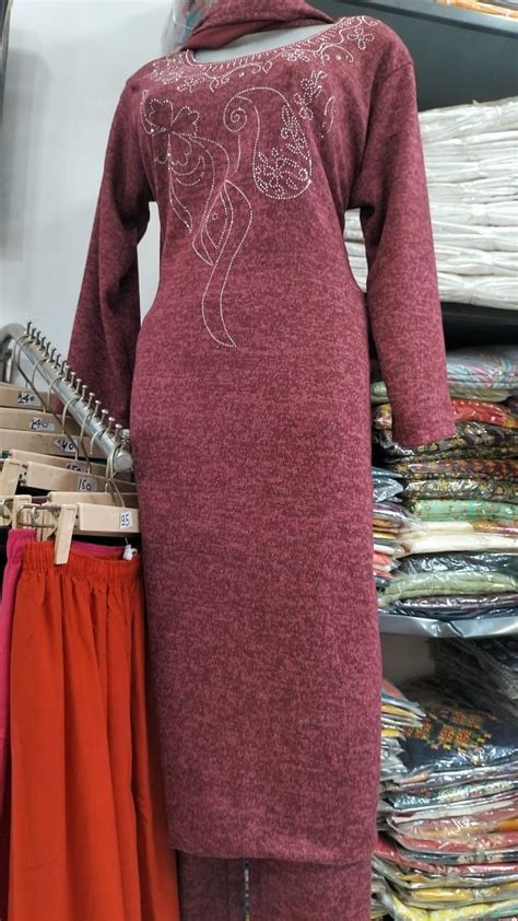 Alfa Store. Shree Karachi suit with serosky work