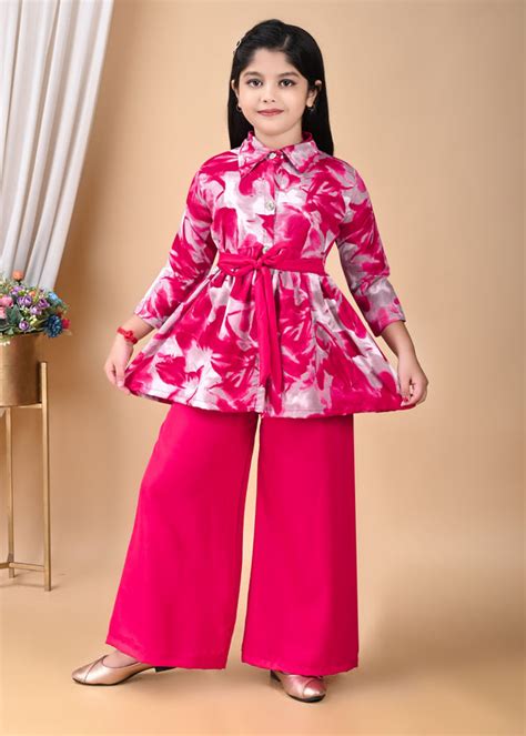 Girl's Stylish ETHNIC SET DRESS Western Party Wear Dresses Girls' Oran ...