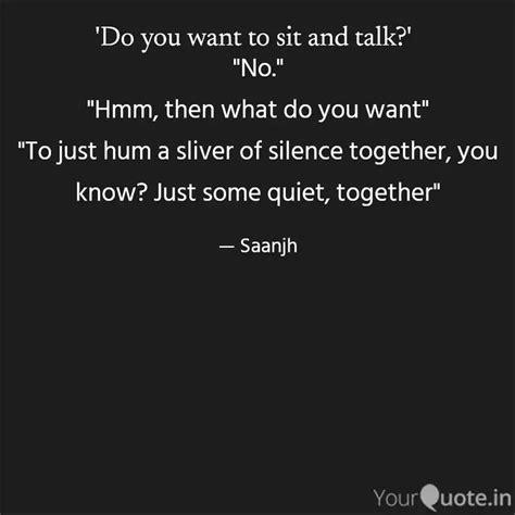 "No." "Hmm, then what do ... | Quotes & Writings by Saanjh | YourQuote