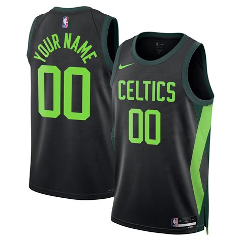 Boston Celtics Nike City Edition Swingman Jersey 2024 - Custom - Unisex ...