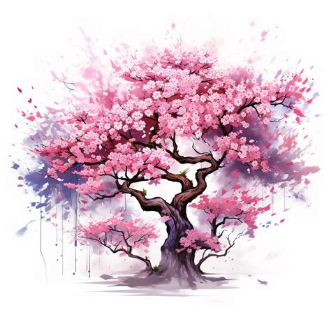 Cherry Blossom Tree Painting